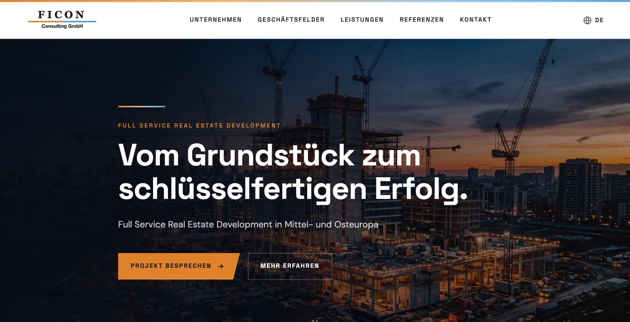 FICON Consulting · Projektentwicklung Berlin