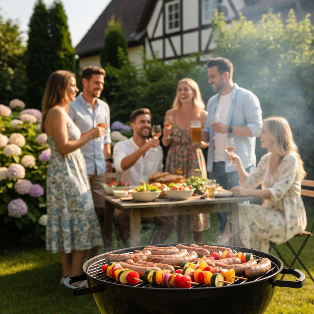 Grillen im Sommer