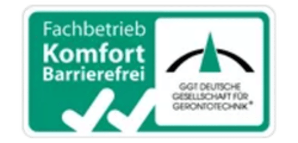 Zertifiziert als Fachbetrieb Komfort Barrierefrei