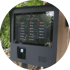 Check-in-Automat im Aparthotel Grünewald