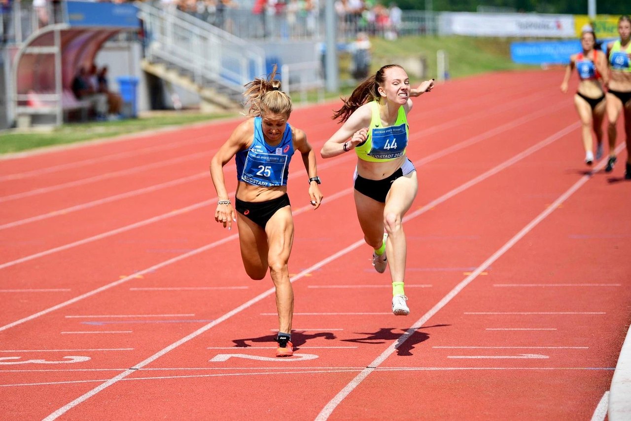 Julia Mayer im 1.500-Meter-Rennen der Staatsmeisterschaften 2020