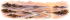 Gemalte Uferlandschaft im Abendlicht mit gewundenen Wasserläufen