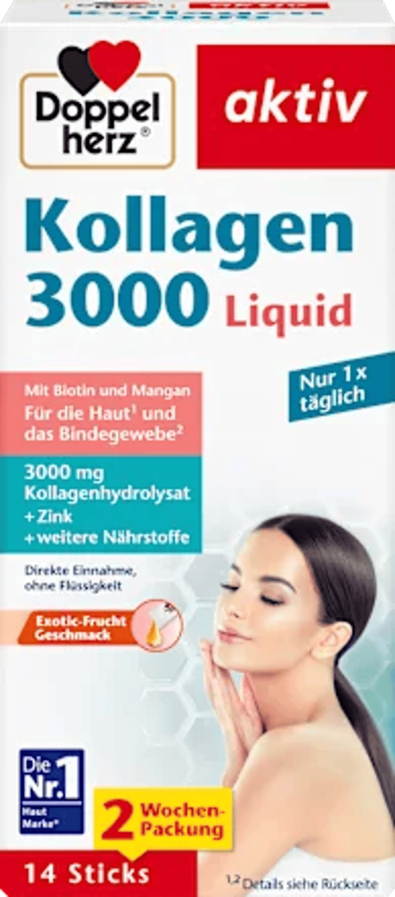 Doppelherz Kollagen 3000 Liquid (14 stik, 140 ml)