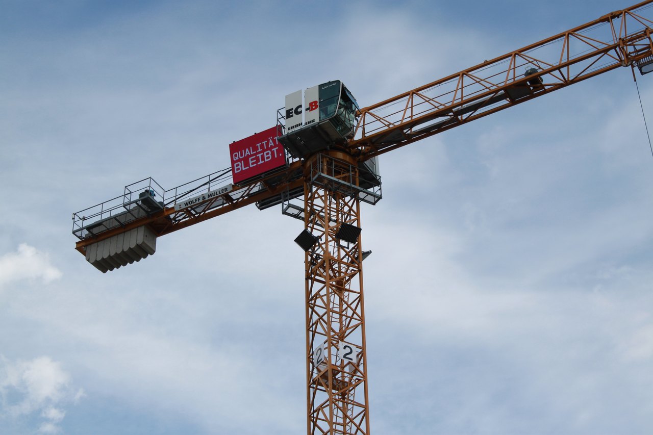 LED-Anlage in Baustelle Wolff & Müller
