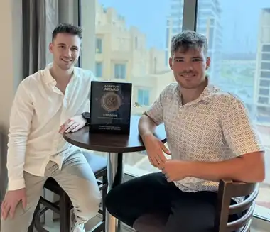 David Hanika und Andreas Matuska mit Agentur Award