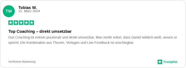Kundenbewertung