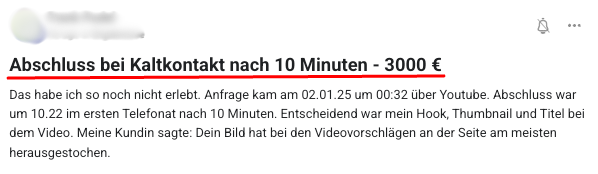 Kundenergebnis