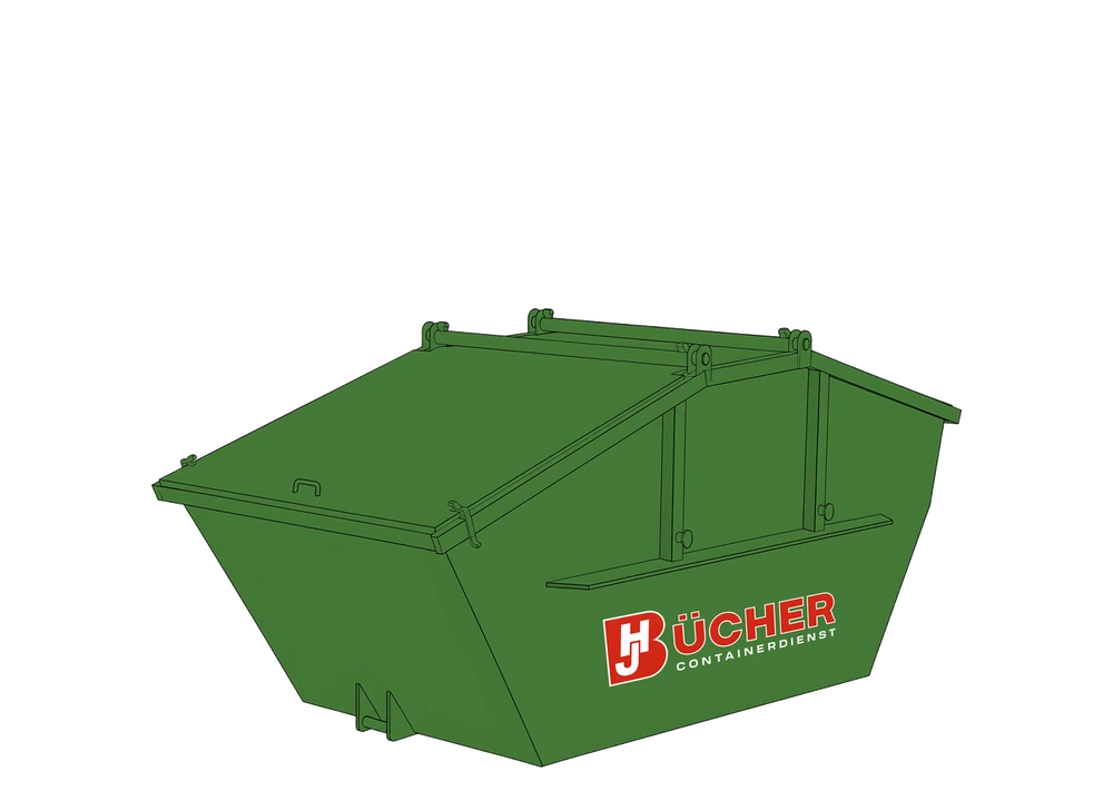 Absetzcontainer 5,5 m³ mit Deckel