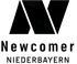 Logo mit abstraktem "N" und den Wörtern "Newcomer Niederbayern".
