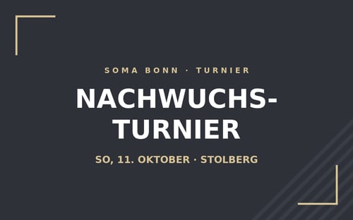 Nachwuchsturnier in Stolberg am 11.10.2026 – SOMA Taekwondo Bonn