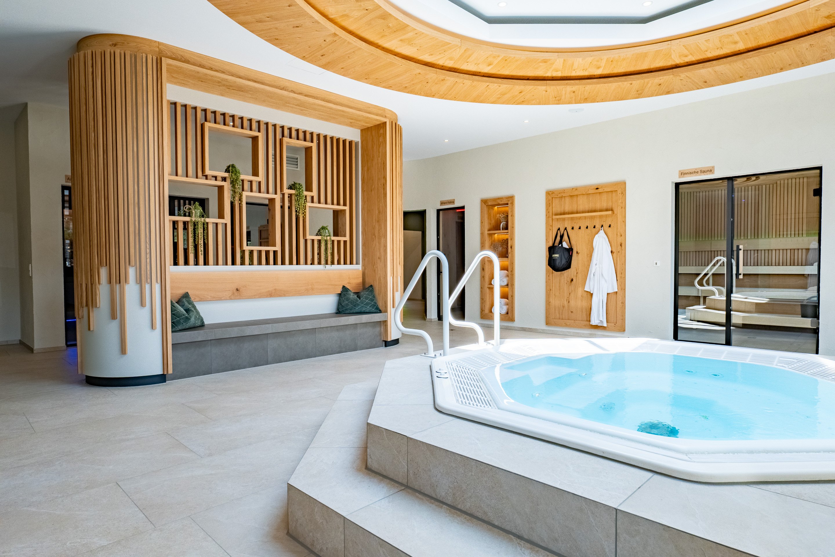 Neu renovierter Wellnessbereich