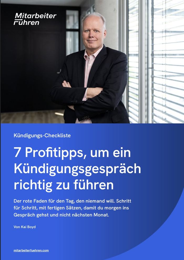 Checkliste Kündigungsgespräch
