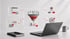 Laptop neben 3D-Icons für Marketing-Sales-Funnel, Lead-Generierung, E-Mail, Zielscheibe und Prozessautomatisierung.