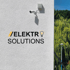 Elektro Solutions Logo mit Überwachungskamera – Sicherheit & Sichtbarkeit