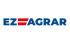 EZ-AGRAR-Logo in Blau und Rot auf dunklem Hintergrund.