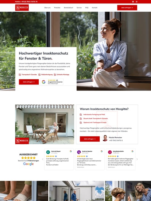 Website von Mosgitto