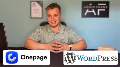 Vorschaubild zum Video: Onepage und WordPress im Vergleich