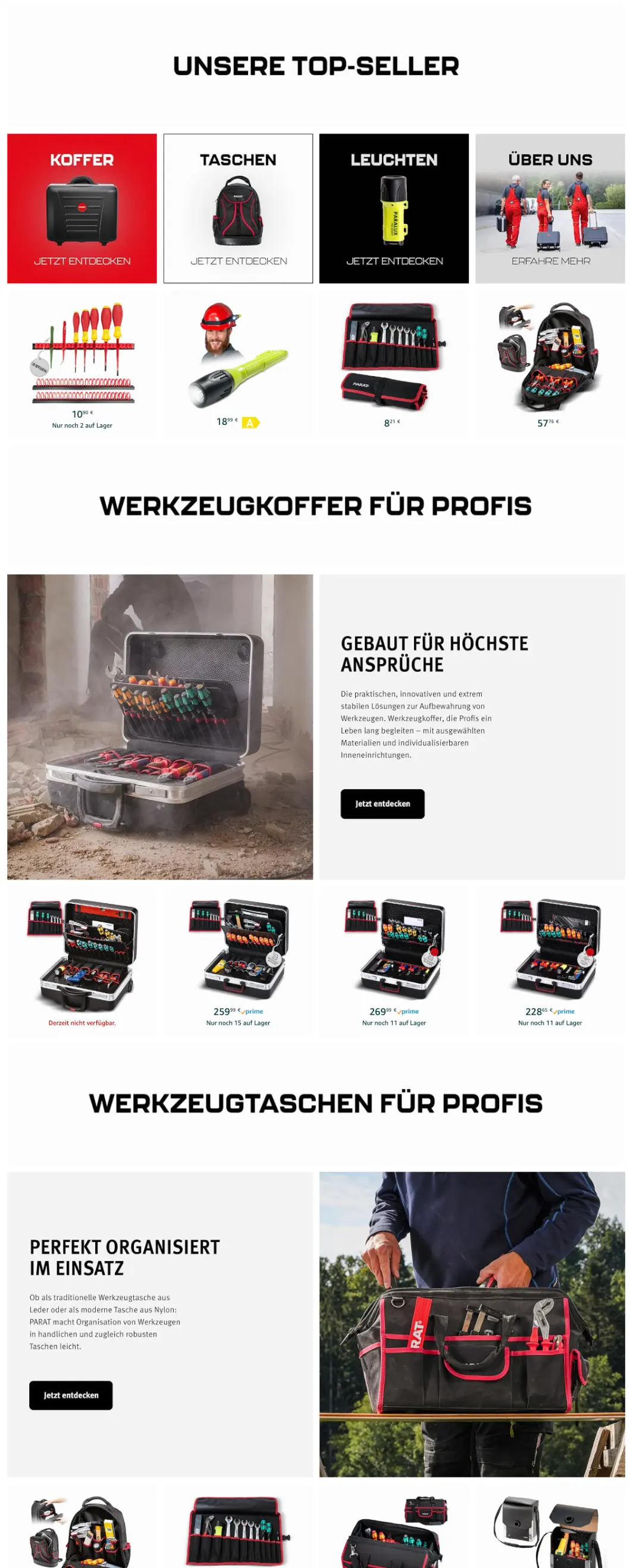 Amazon Brand Store von PARAT