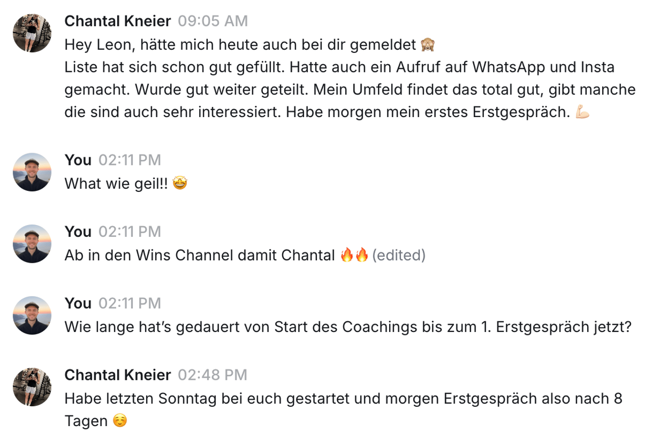 Kundenergebnis aus dem Fitpreneur Collective
