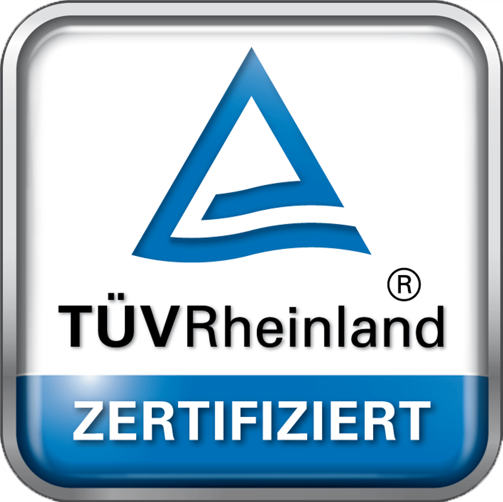 TÜV Rheinland Zertifiziert