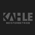 KAHLE MEISTERBETRIEB Logo: Grauer Text "KAHLE" über "MEISTERBETRIEB" auf schwarzem Hintergrund.