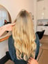 Haarverlängerung mit 60 cm Butterflytressen, mehr Länge und Volumen nachher