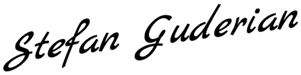 Stefan Guderian signing