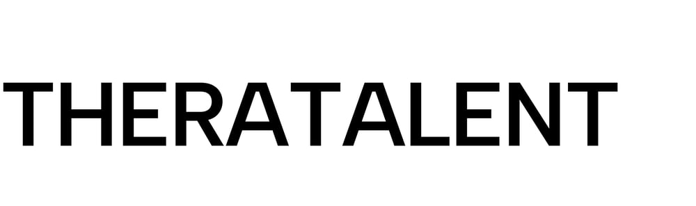 Das Wort "THERATALENT" in Großbuchstaben.