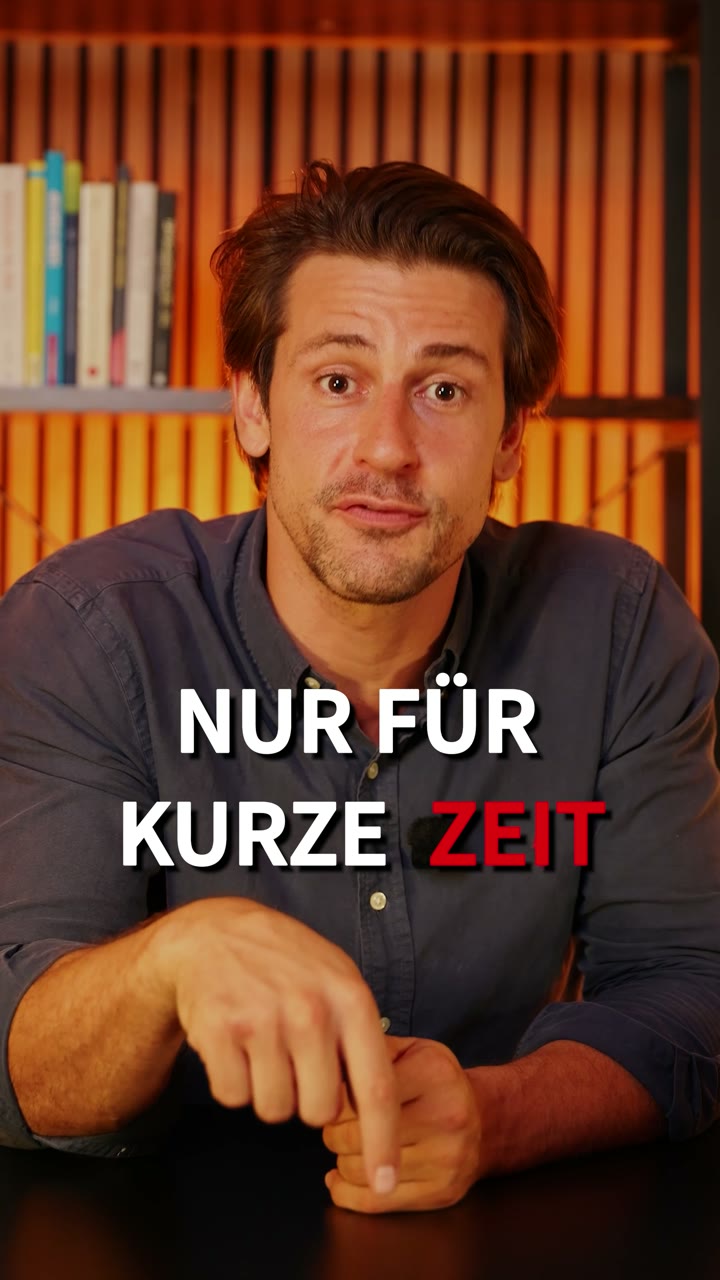 Standbild aus dem Video Nur für kurze Zeit