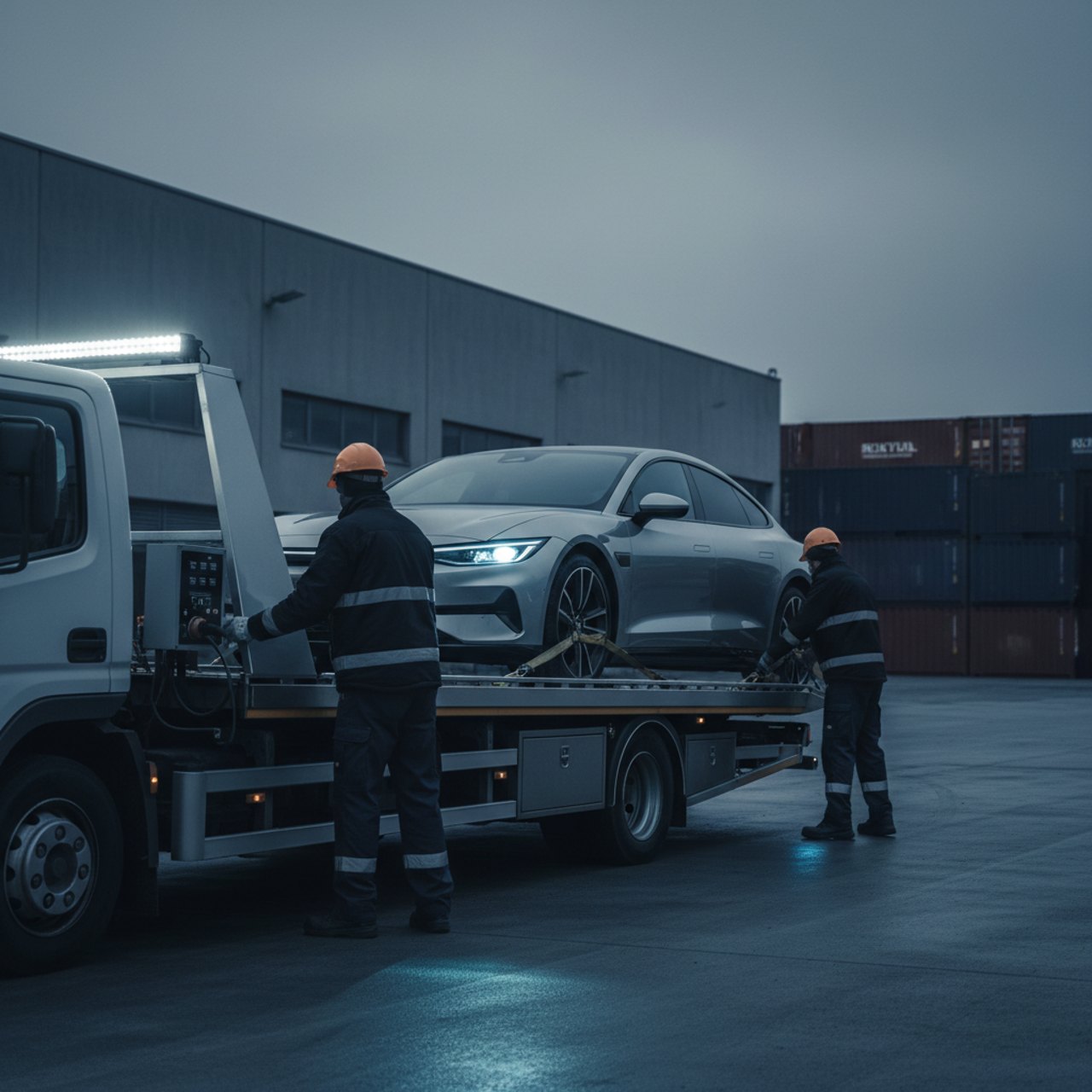 E-Fahrzeug Bergung
