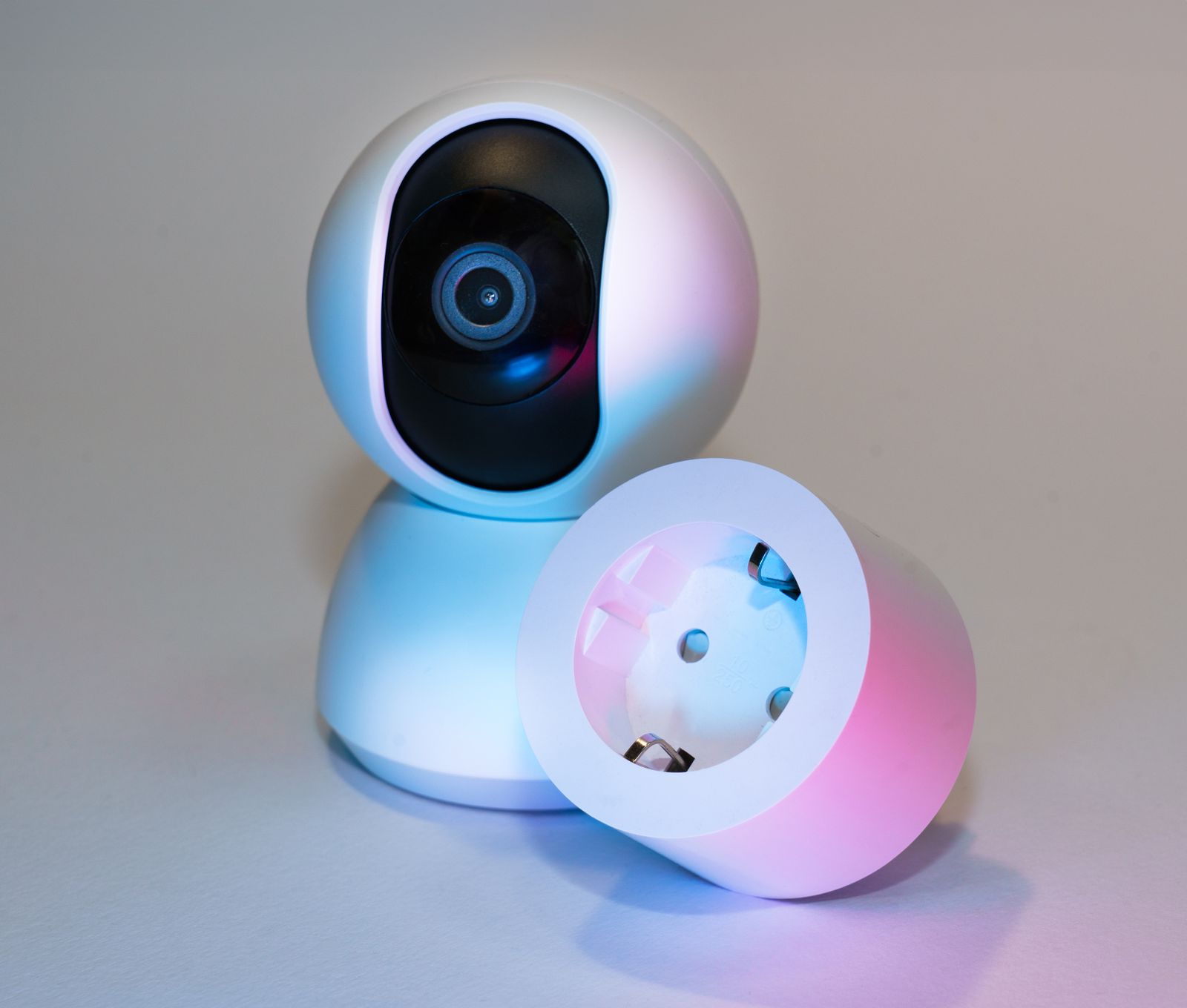 Home security sensors and smart devices ready for installation