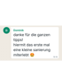 WhatsApp-Nachricht von Dominik