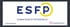 ESFP Logo mit Text "European Society for Fall Protection e.V.", Website www.esfp.info und Instagram @eufallprotection.