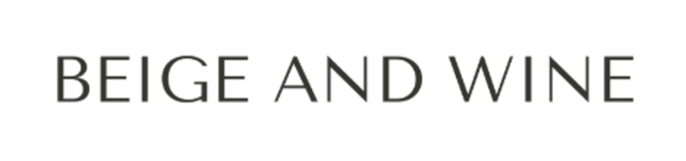 Beige and Wine Logo