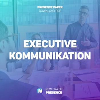 Titelbild des Presence Papers „Executive Kommunikation“ von NEOP