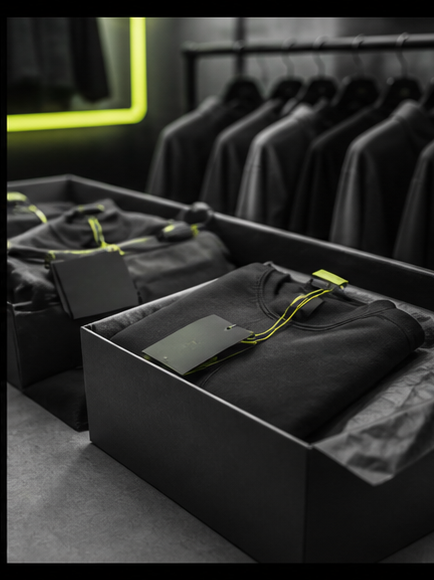 Fertig verpackter Drop im Premium-Karton