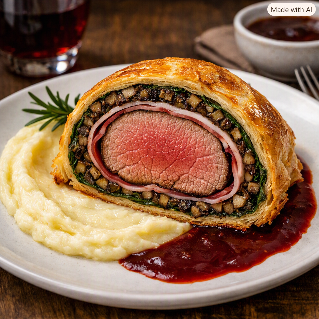 Für einen Anlass, zum Beispiel Weihnachten, Silvester, Kochkurs "Königsklasse Beef Wellington" von Uta kocht! im PEP Neuperlach