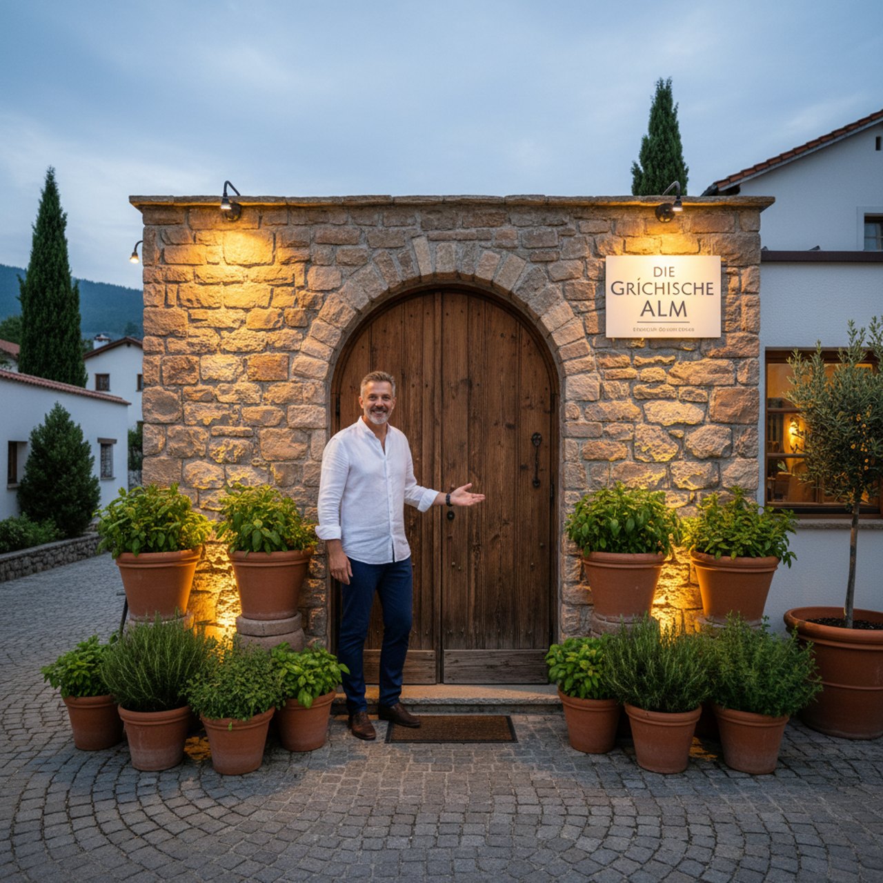 Eingangsbereich der Artemis Taverne