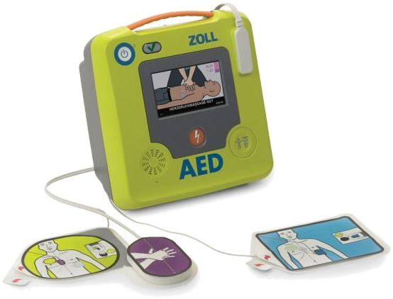 ZOLL AED 3 Halbautomat mit Elektroden