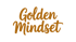 Goldene Schrift auf grünem Hintergrund: "Golden Mindset"