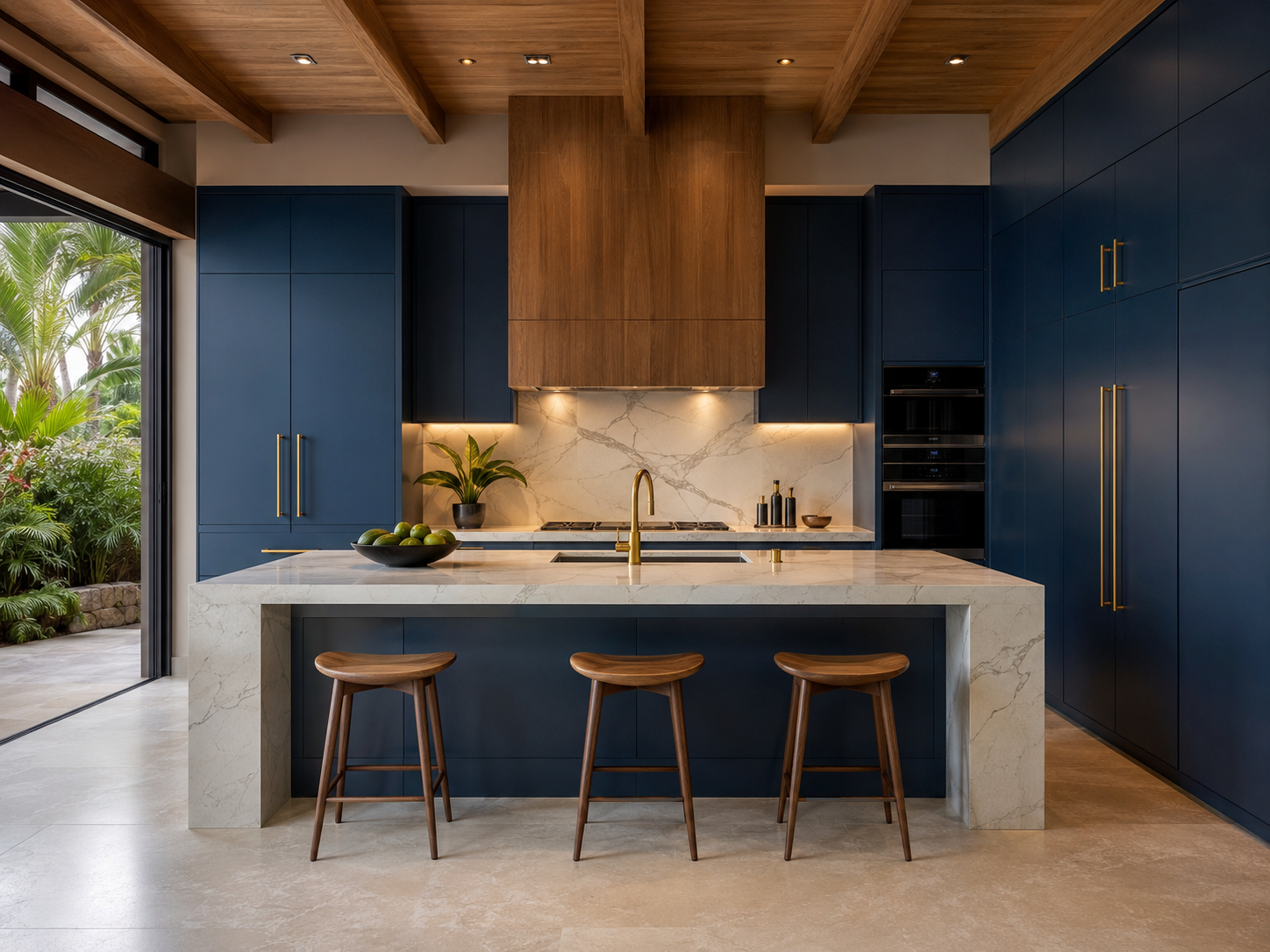 Cocina premium Dark Luxury diseñada a medida por Lolo Morales Studio