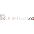 Schriftzug Rohrtec 24 in Grau und Rot 
