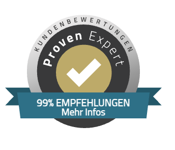 ProvenExpert: 99 Prozent Empfehlungen
