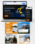 Laptop und Smartphone mit EWG Automation Website neben Werbegrafiken für Photovoltaik-Anlagen und Solarstrom.