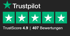 Trustpilot Logo mit fünf grünen Sternen und der Bewertung „TrustScore 4.9 | 407 Bewertungen“.