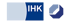 Logo der IHK mit den Buchstaben IHK und einem blauen, achteckigen Symbol.