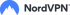NordVPN logo with a blue mountain icon and "NordVPN" text in dark gray.