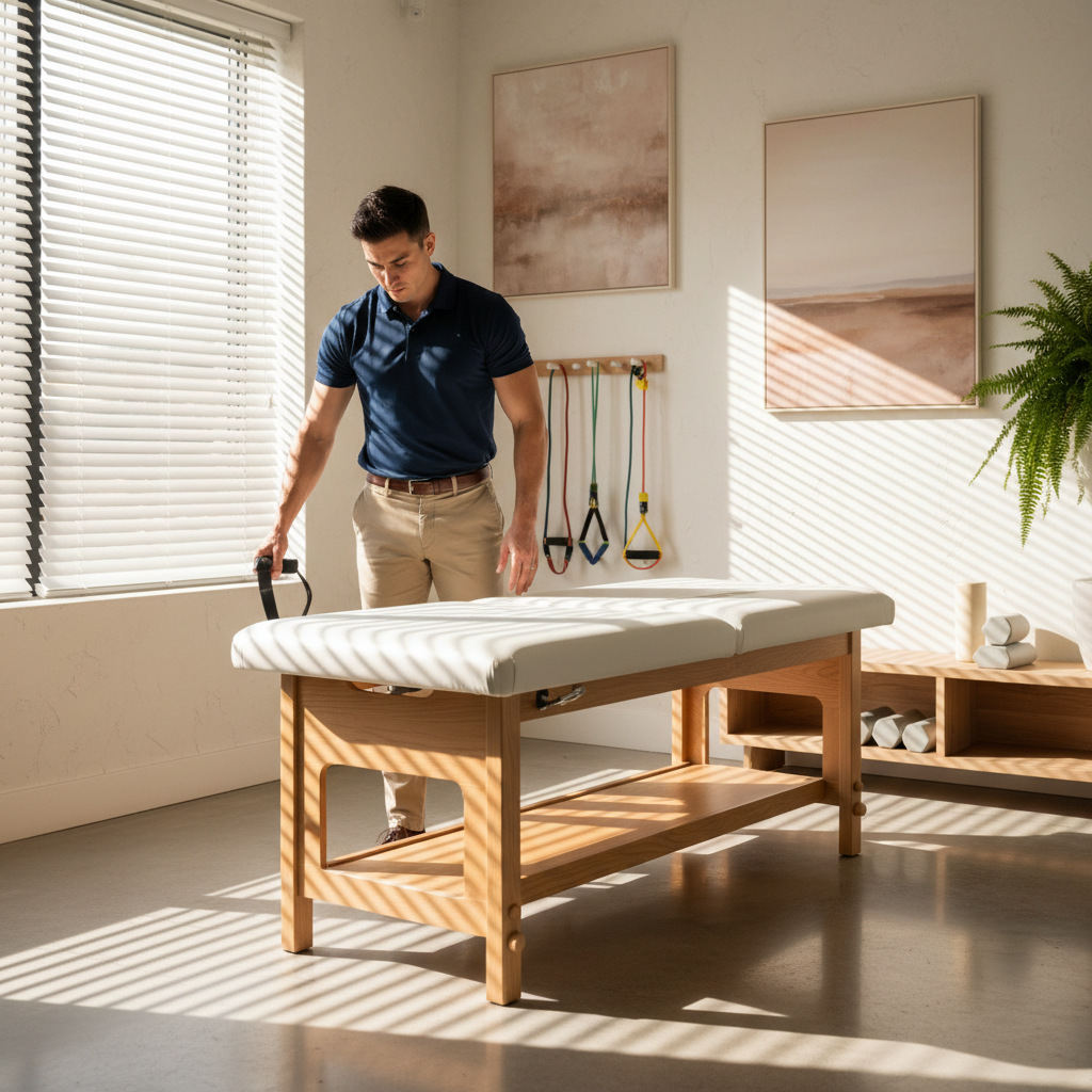 Bright modern physiotherapy practice interior -f8f67b66-f989-4255-9e2f-e730ec7d2cd2.png