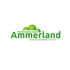 Grünes Logo Parklandschaft Ammerland mit drei stilisierten Baumkronen und dem Slogan Eine Symphonie in Grün.