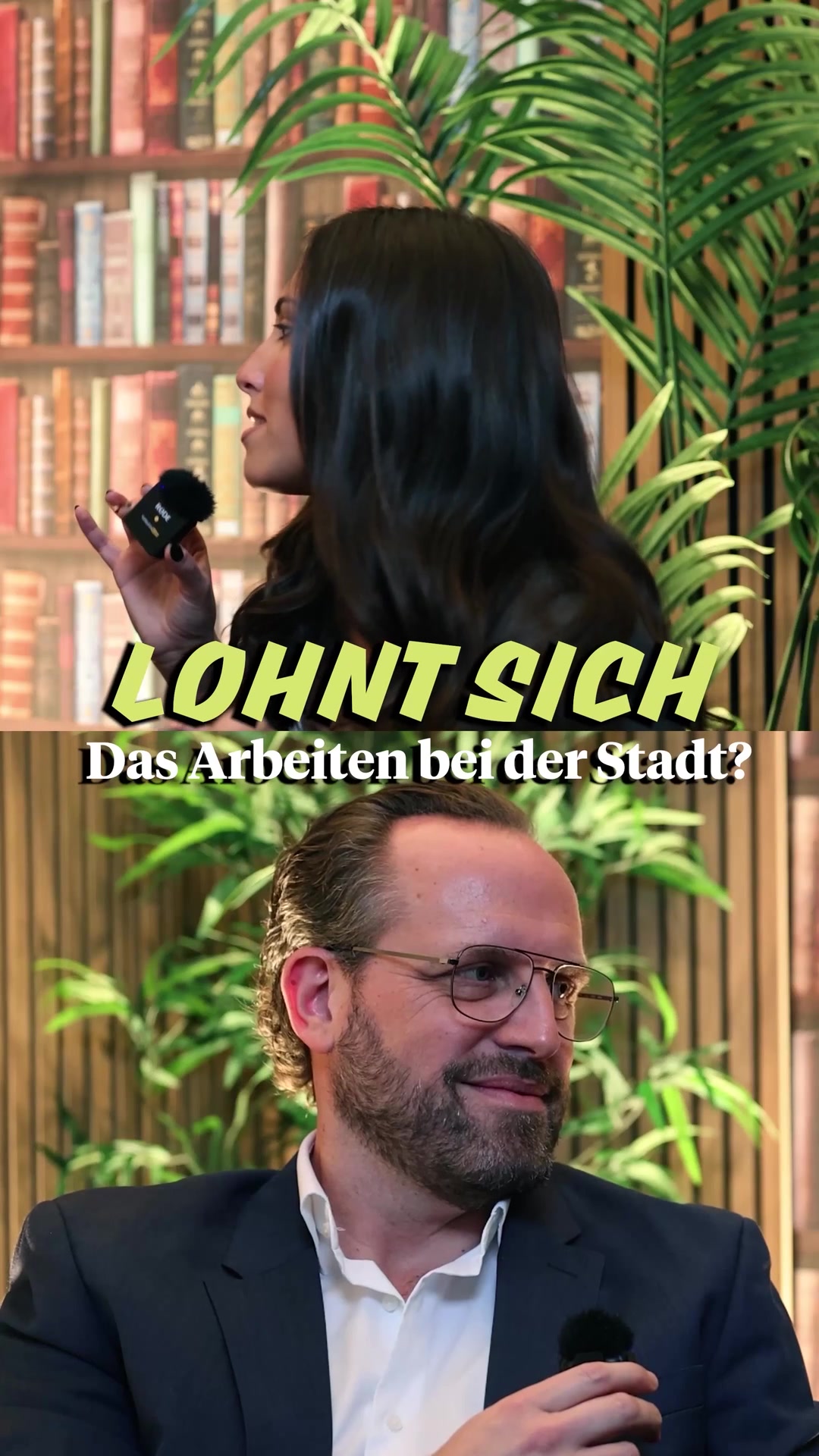 Standbild aus dem Dialogvideo zwischen Laeticia und Mr.Karriere